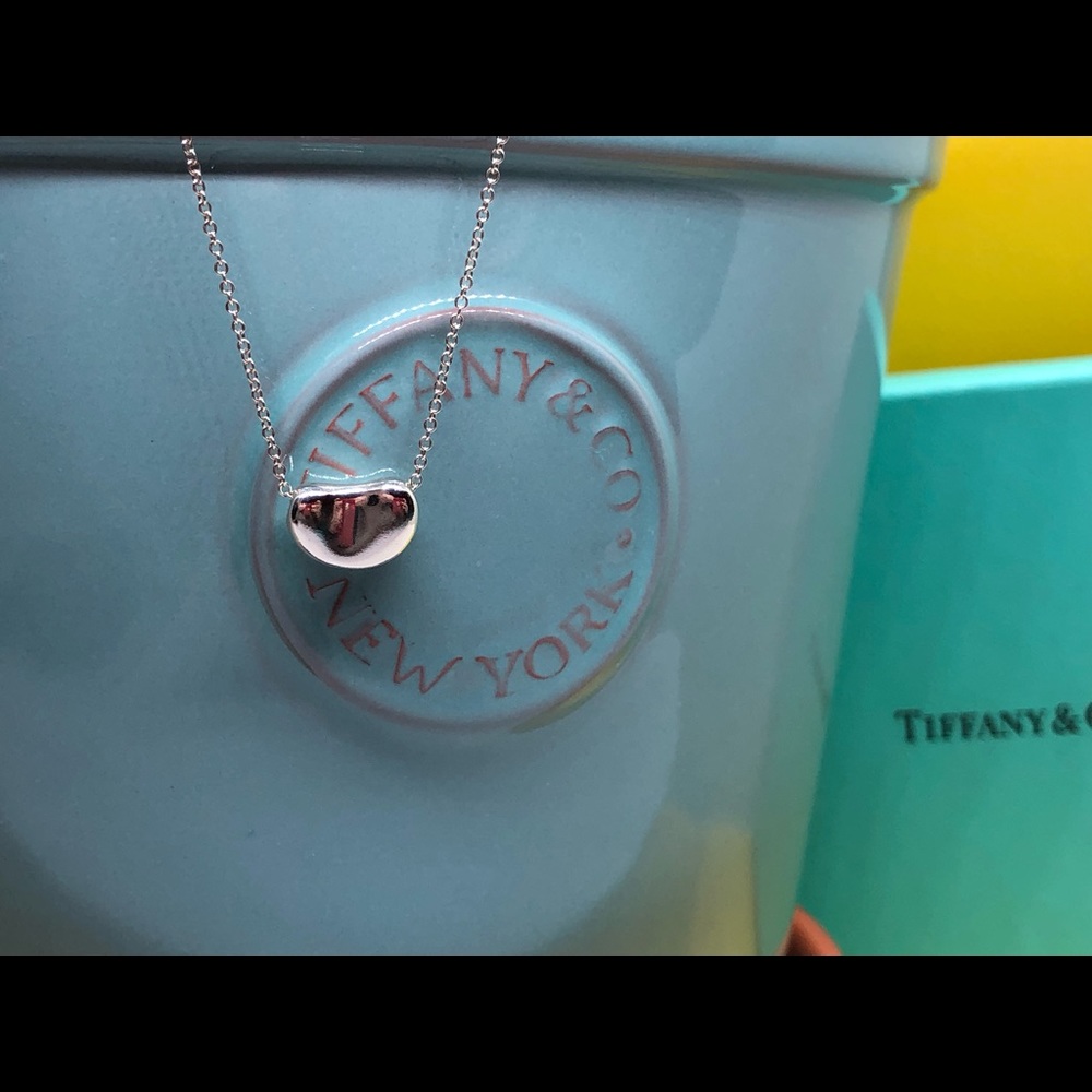 Tiffany & Co Elsa Peretti Bean Necklace Pendant